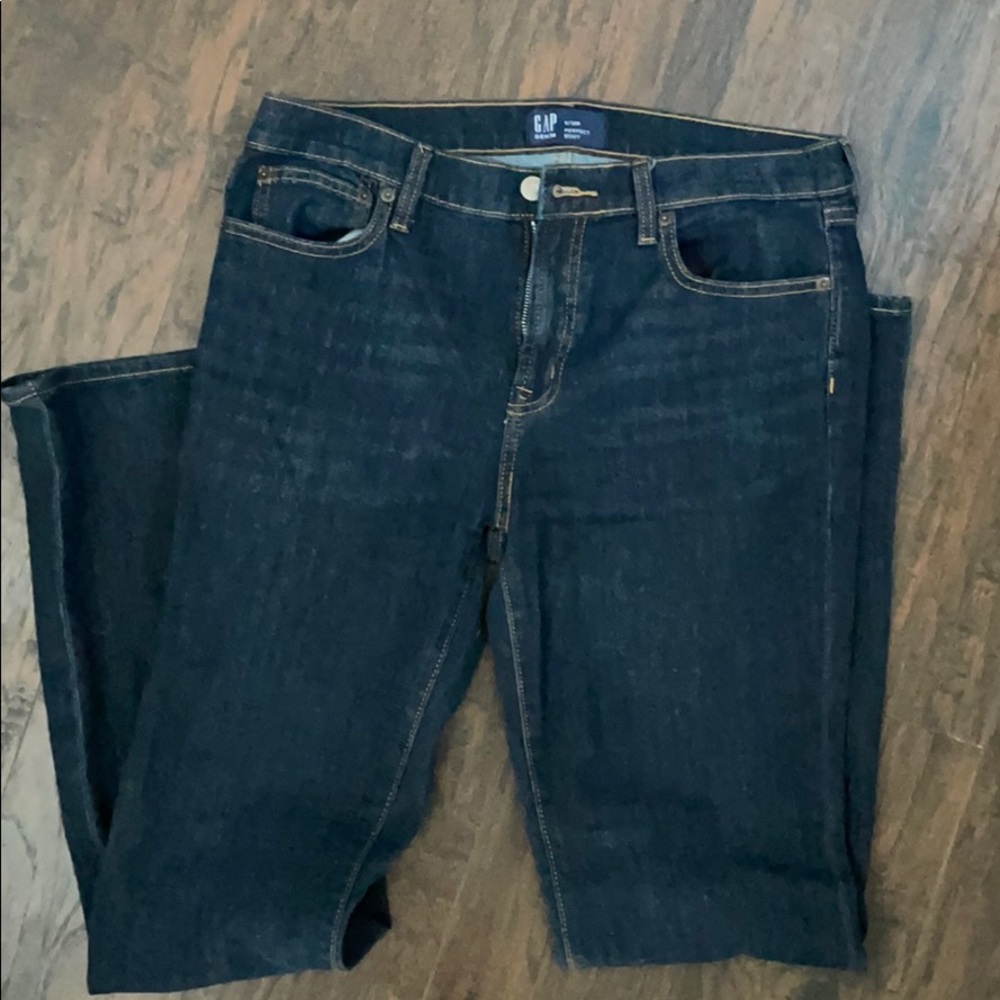 Gap Perfect Boot Dark Wash Jean - Sz 29